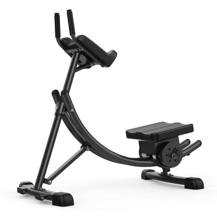 Core Abdominal Curl Trainer Curved Track Roller Coaster Fitness