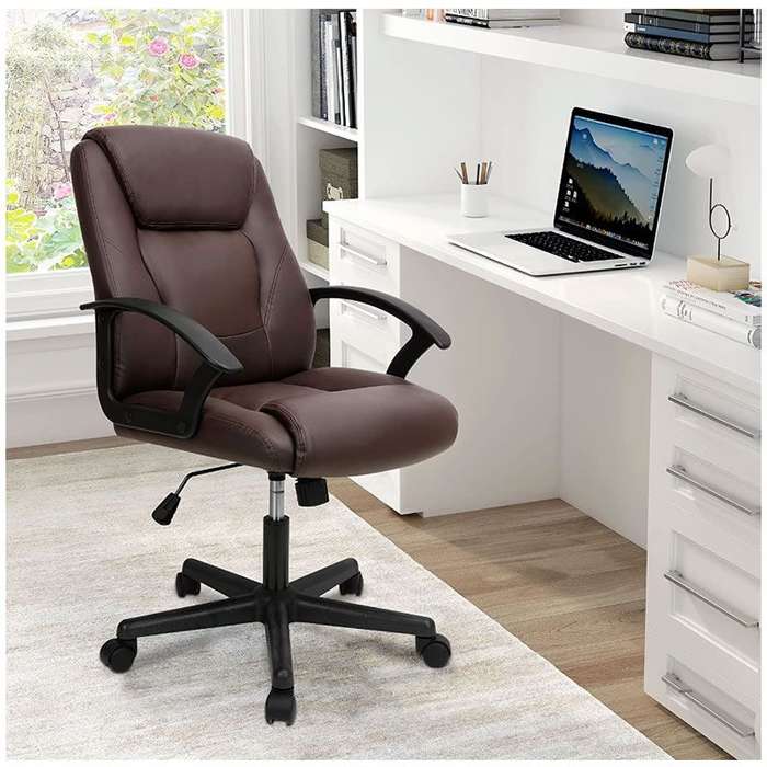 Ergonomic Leather, Modern Executive Office Chair