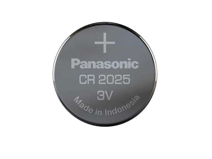 Panasonic CR-2025/BN Lithium Button Battery, CR2025, 3V, 20mm Diameter