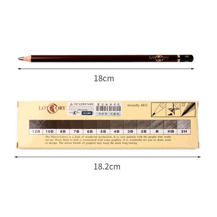 12 Drawing Pencils Art Sketching Pencils Professional Sketch Pencils Set