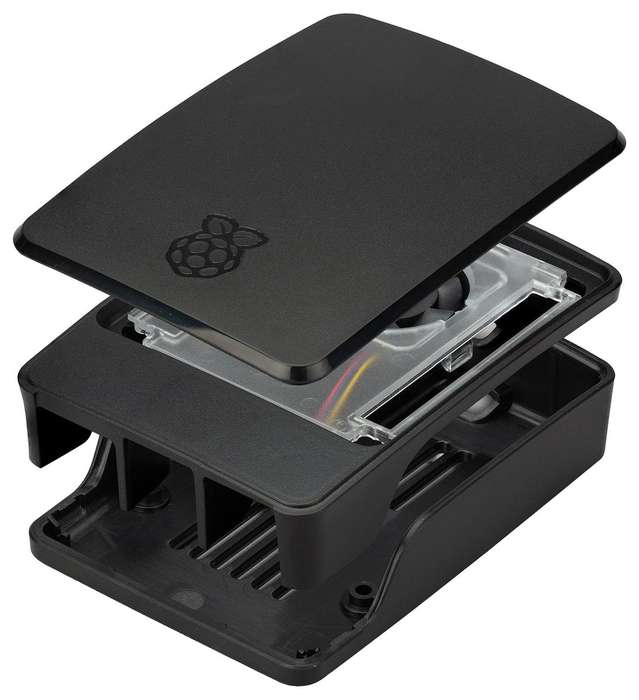 Raspberry Pi (SC1160) Case, Plastic, Black-Grey, Raspberry Pi 5