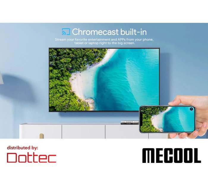MeCool 4K Android TV Box KM7+ | Certified DStv, Netflix, Disney+ | Smart TV