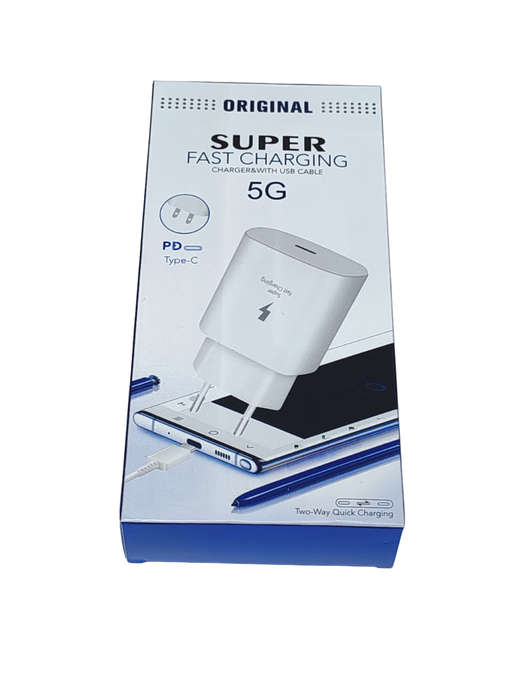 Fast Charging Travel Adapter With Type-C Cable