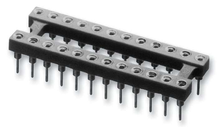 Aries (40-6518-10) IC & Component Socket, 40 Contacts, DIP, 2.54 mm
