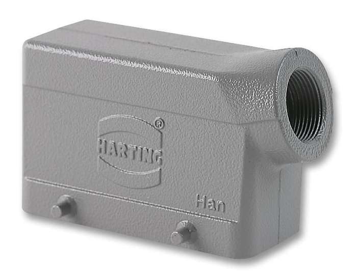 Harting (19300161521) Heavy Duty Connector, M25 Side Entry, 4 Pegs