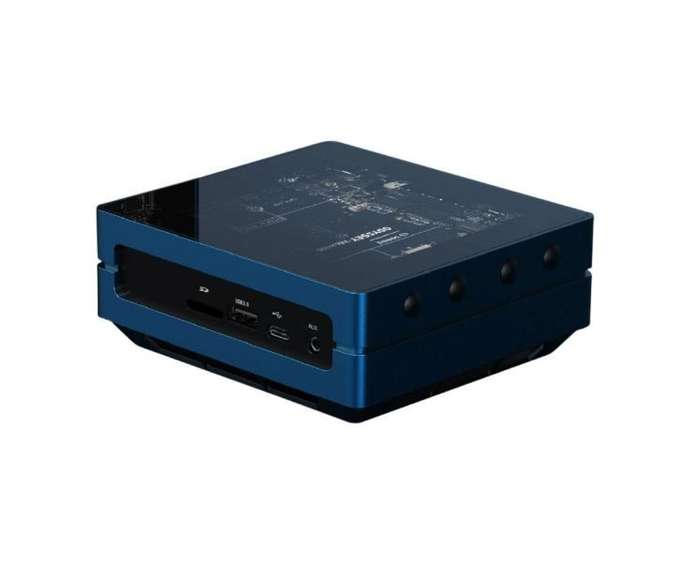 Seeed Studio (114992152) Computer Case, Aluminium, Blue