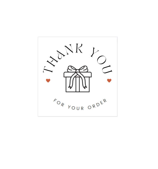 Thank You For Your Order Stickers - Pack of 300