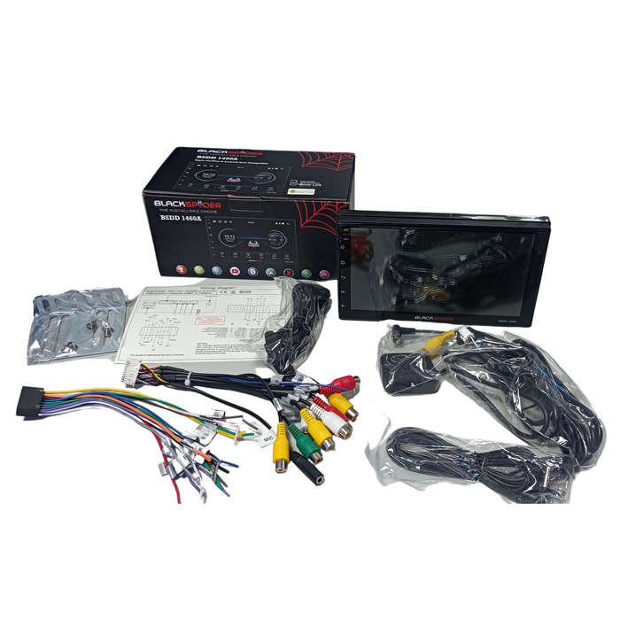 Blackspider BSDD1460A 2Din Wireless Apple CarPlay Android Auto Radio