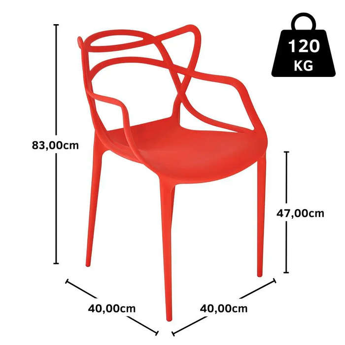 Elegant plastic web chairs-Black, Grey,Red or White