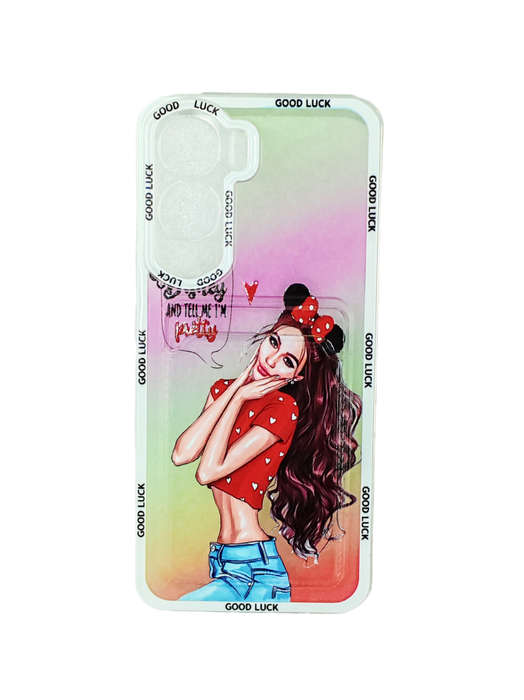 Girls Case Cover For Honor 90 Lite With Card Holder