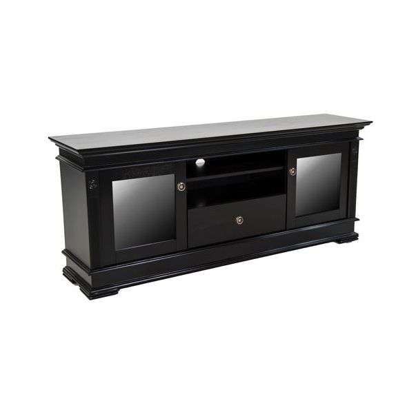 Veneer Wood Smart TV / Plasma Stand-Black or Brown