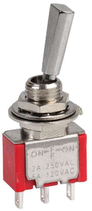 Multicomp Pro (1MS3T6B11M1QE) Toggle Switch, On-Off-On, SPDT