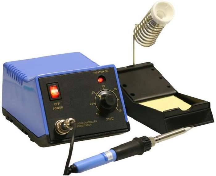 Duratool D01842 Soldering Station, 230 V, 48 W, 450 °C Max Temperature