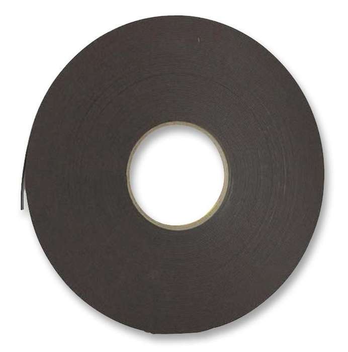 3M (5952F) Foam Tape, Double Sided, Acrylic, Black, 25 mm x 33 m