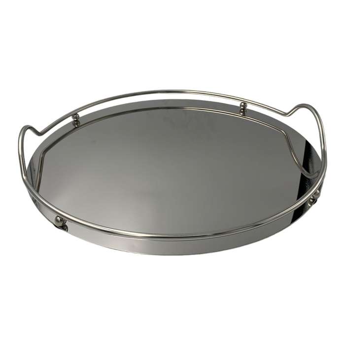 Stainless Steel Mirror Tray 40x40cm