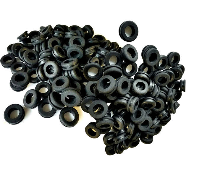 Multicomp Pro (PV44 GROMMET PK 100) Grommet, Open, 8 mm, PVC