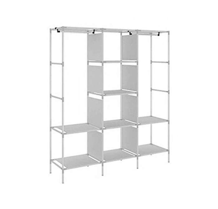 Fabric Wardrobe Storage Rack/Organizer With Cover