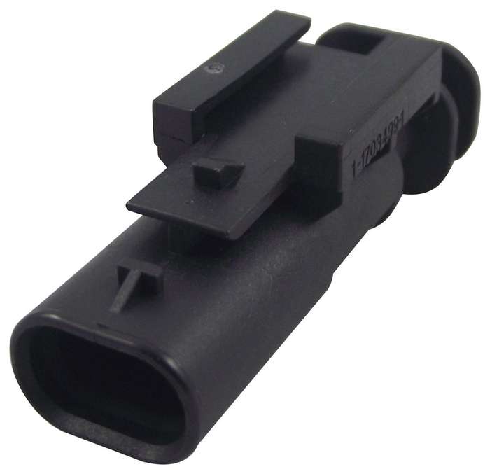 TE Connectivity (1-1703498-1) Connector Housing, MCON 1.2, Plug, 2 Ways,
