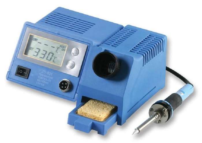 Duratool D00677 240V Plug Type Temperature Controlled Soldering Station