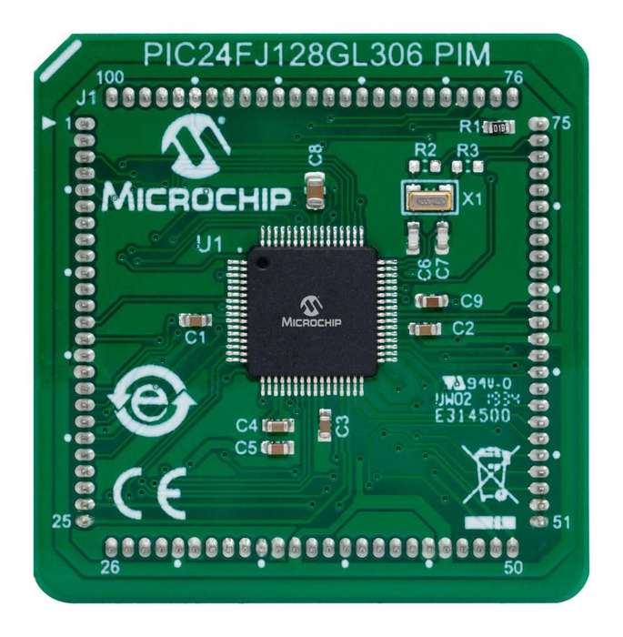 Microchip (MA240040) Plug-In Module, PIC24FJ128GL306