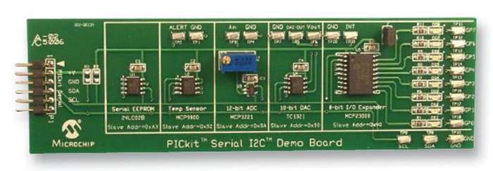 Microchip (PKSERIAL-I2C1) Demonstration Board, PICkit Serial I2C