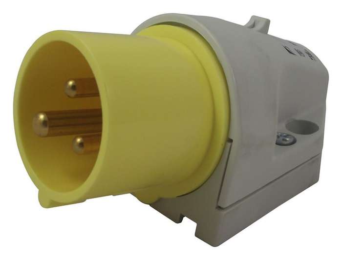 Walther (610304) Pin & Sleeve Connector, 16 A, 110 V, Panel Mount