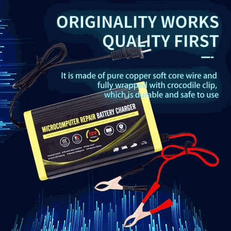 12V 7A Lead Acid Microcomputer Repair Battery Charger for Car/Motorcycle