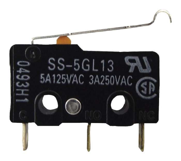 Omron (SS-5GL13) Microswitch, Snap Action, Simulated Roller Lever