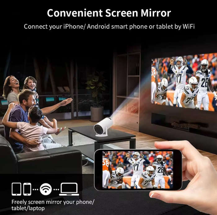 4K Wifi portable smart projector Android os