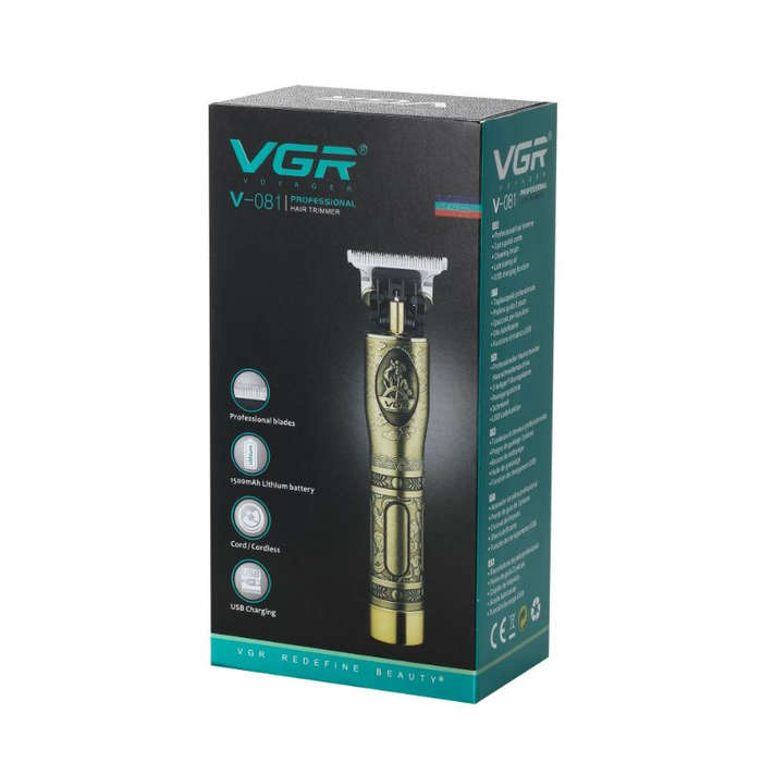 VGR V-081 Hair Clipper Men`s Razor Blade Hair Salon Electric Clippers