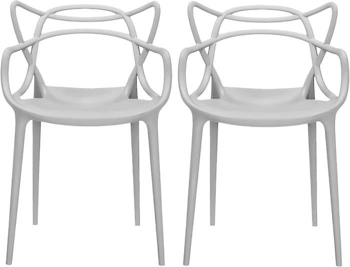 Elegant plastic web chairs-Black, Grey,Red or White