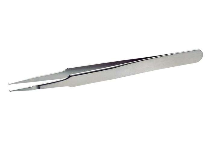 Lindstrom (TL SM108-SA) Tweezer, Grooved, SMD, 120 mm, Stainless Steel