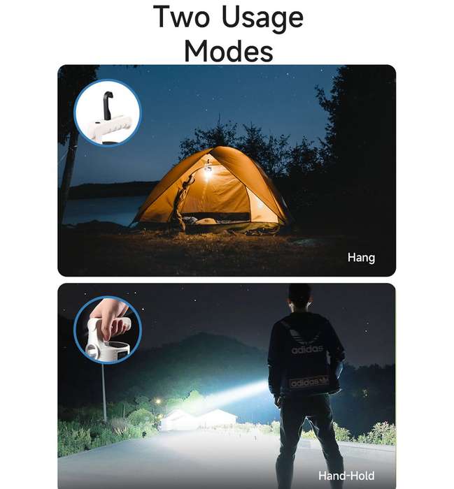 Portable emergency rechargeable lamp