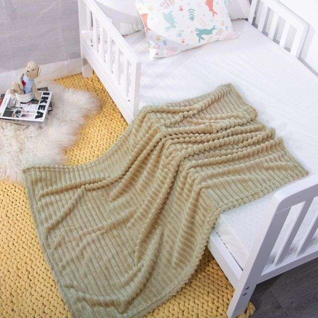 Cozzy Fleece Quality Cover Throw Blanket - Brown