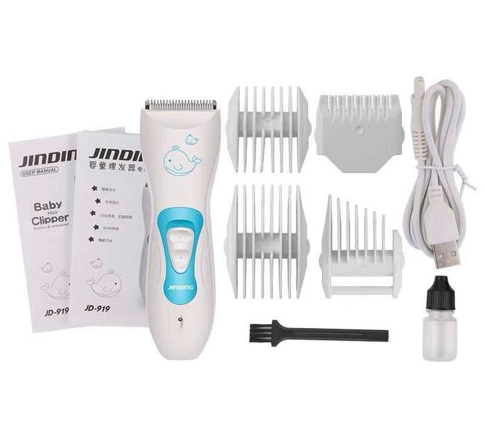 Waterproof Rechargeable Baby Hair Clipper
