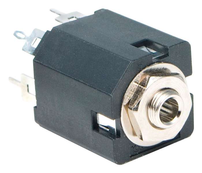 Amphenol (ACJSMV353) Phone Audio Connector, Stereo, 3.5mm, 3 Contacts