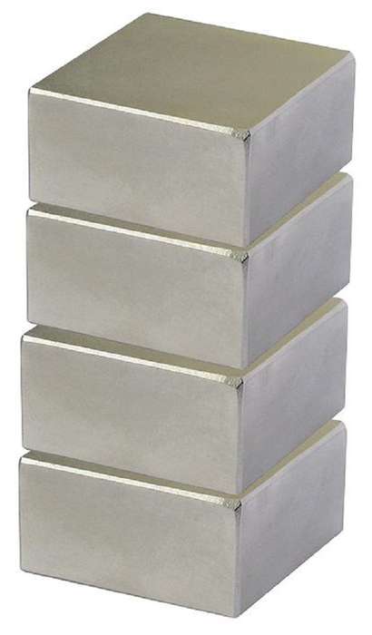 Eclipse Magnetics (N818) Bar Magnet, Neodymium Block, 25 mm X 10 mm X 5 mm