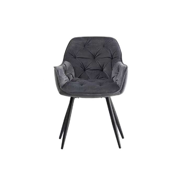 Linx Posh Occassional Grey Dining Chair - 2 Pack