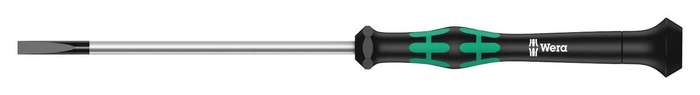 Wera (118003) Screwdriver, Slotted, Precision, 60 mm Blade, 1.5 mm Tip