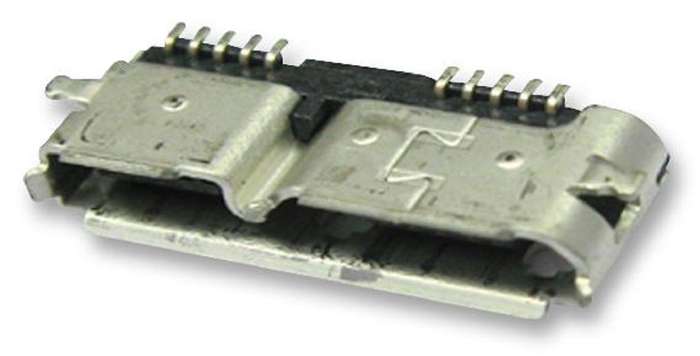 Wurth Elektronik (692622030100) USB Connector, Micro USB Type B, USB 3.0