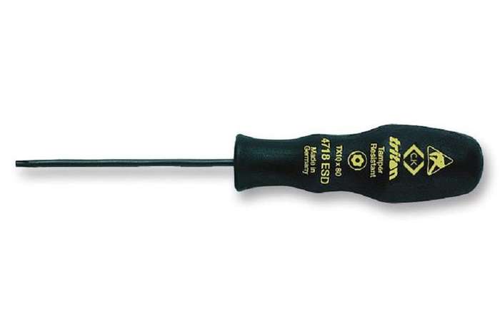 CK Tools (T4718ESD 15) Screwdriver, Torx, Tamper Resistant, ESD Handle, T15