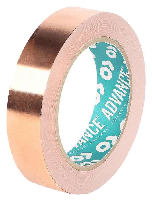 Advanced Tapes (AT526 COPPER 33M X 19MM) Tape, 19.05 mm x 33 m