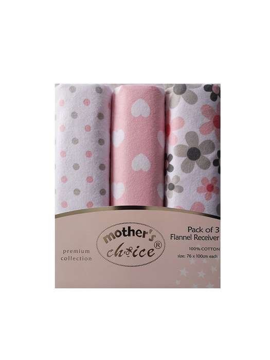 Mothers Choice 100 % Cotton 10 Piece Flower Set
