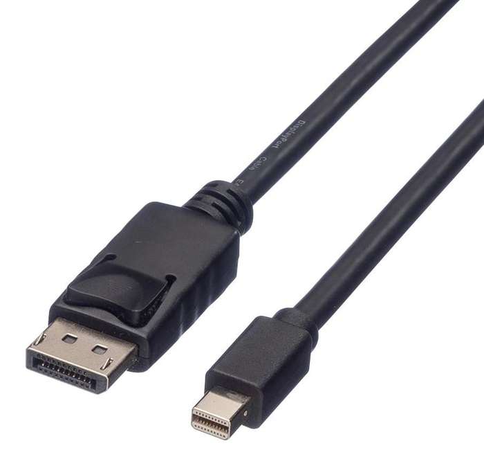 Roline (11.04.5635) DisplayPort Plug, Mini DisplayPort Plug, 2m, Black