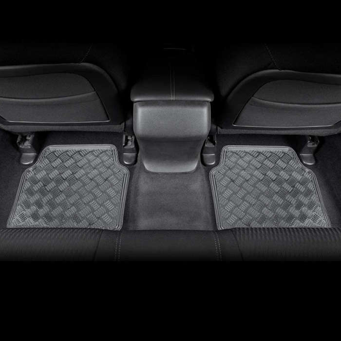 Metallic Car Mat Set - 4 Piece Set