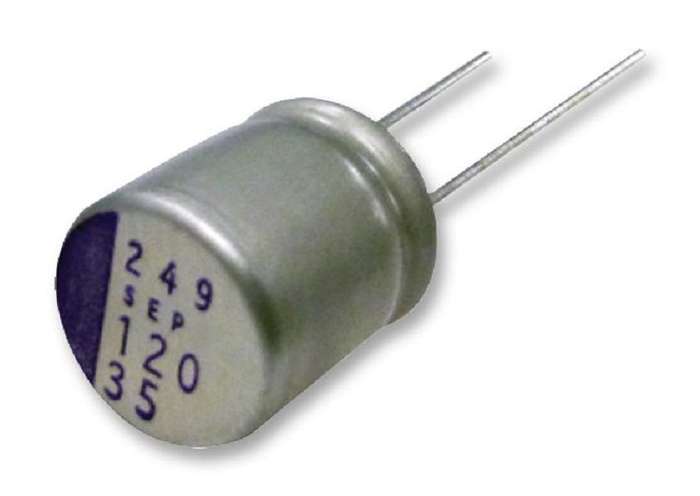 Panasonic (16SEPC100M) Polymer Aluminium Electrolytic Capacitor, 100 µF