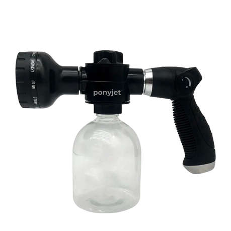 The PonyJet 3.0 Shop soiled -10 Spray Pattern-Garden Hose Nozzle For Pets, Gardens, Cars