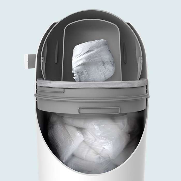 Magic Majestic Diaper Pail - White