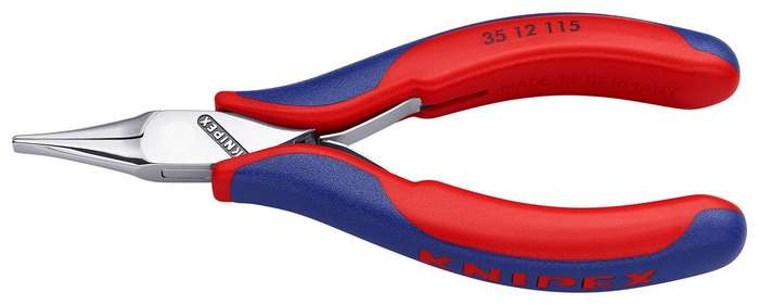 Knipex (35 12 115) 115mm Length Flat Wide Jawed Electronic Plier