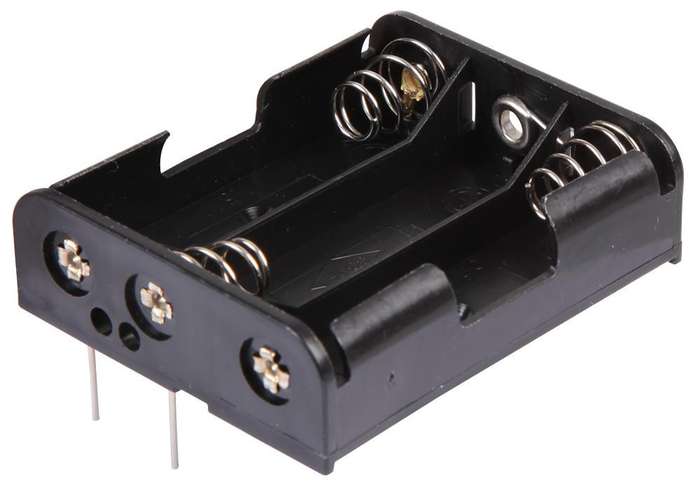 Multicomp Pro (MP000326) Battery Holder, PCB, 3 x AA